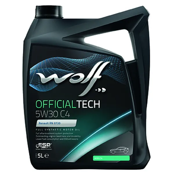 Изображение Масло моторное WOLF OFFICIALTECH 5W-30 5л 65608/5 Масло моторное WOLF OFFICIALTECH 5W-30 5л 65608/5