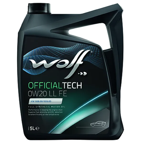 Изображение Масло моторное WOLF OFFICIALTECH 0W-20 5л 65621/5 Масло моторное WOLF OFFICIALTECH 0W-20 5л 65621/5