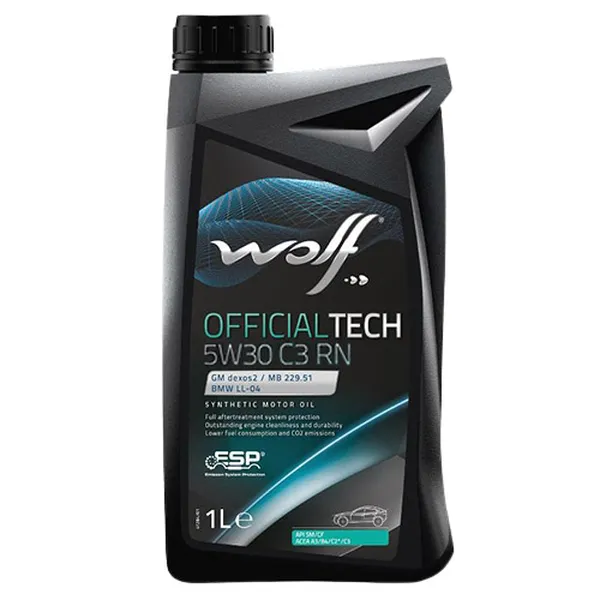 Масло моторное WOLF OFFICIALTECH 5W-30 1л 65637/1