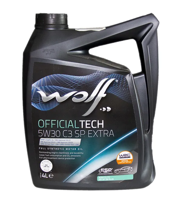 Изображение Масло моторное WOLF OFFICIALTECH 5W-30 4л 65648/4 Масло моторное WOLF OFFICIALTECH 5W-30 4л 65648/4