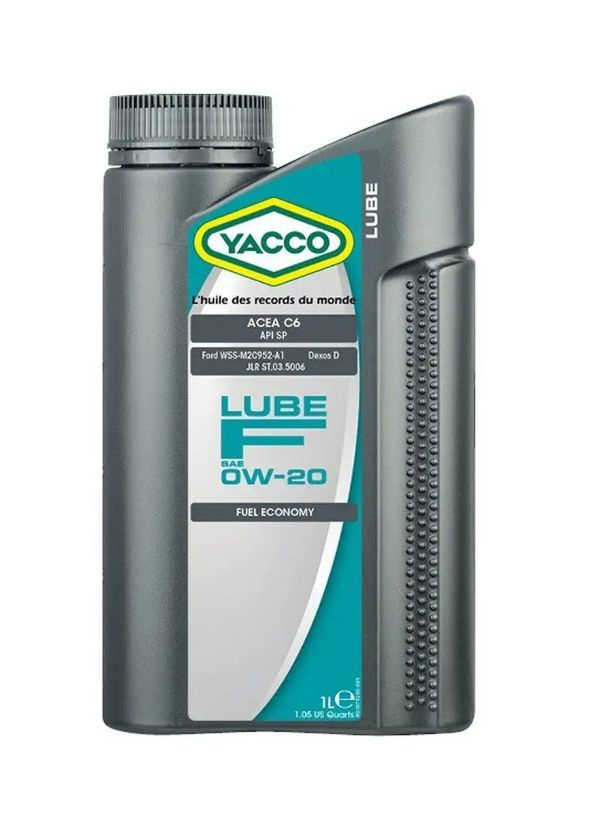 Масло моторное YACCO LUBE F 0W-20 1л YACCO 0W20 LUBE F/1