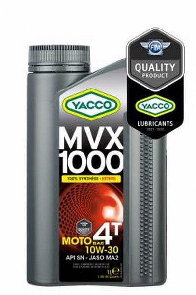 Масло моторное YACCO MVX 1000 4T 10W-30 1л YACCO 10W30 MVX 1000 4T/1