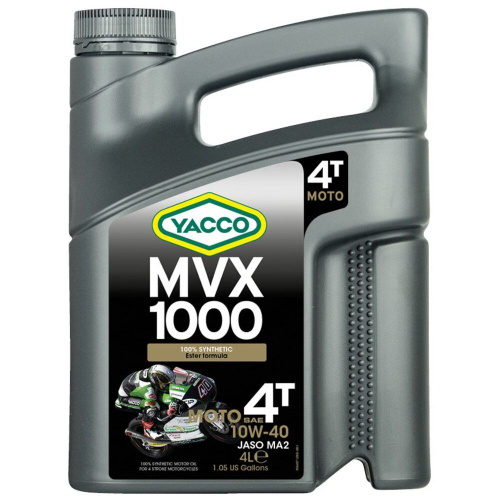 Масло моторное YACCO MVX 1000 4T 10W-40 4л YACCO10W40MVX10004T4