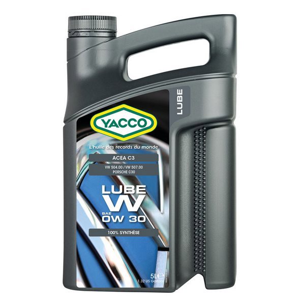 Масло моторное YACCO LUBE W 0W-30 5л YACCO0W30LUBEW5