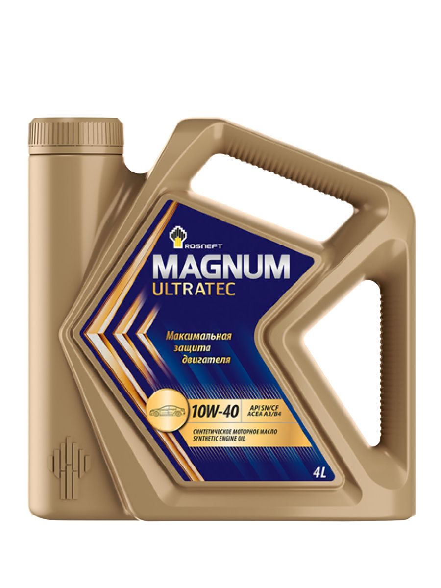 Масло моторное ROSNEFT MAGNUM ULTRATEC 10W-40 4л ROSNEFT 10W40 MAGNUM ULTRATEC/4