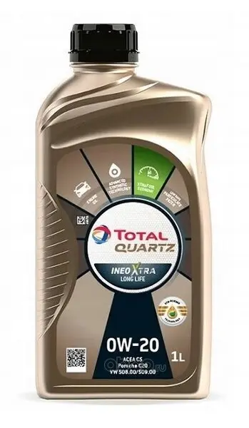 Масло моторное TOTAL QUARTZ INEO XTRA LL 0W-20 1л 226005