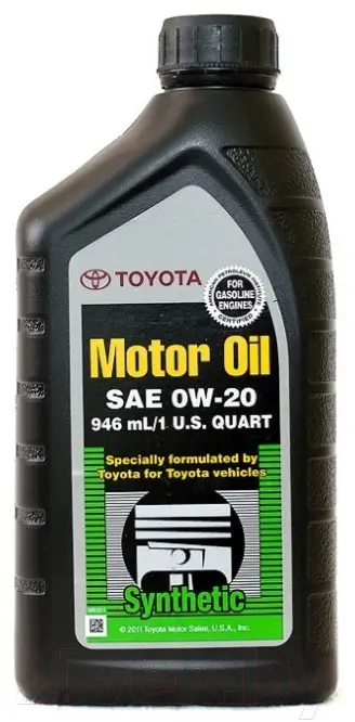 Масло моторное TOYOTA 0W-20 1л 002790WQTE6S