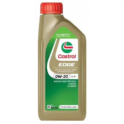 Масло моторное CASTROL 0W-20 1л CASTROL 0W20 EDGE LL IV/1