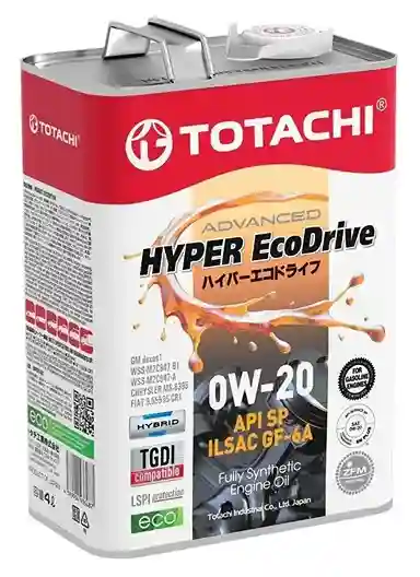 Масло моторное TOTACHI ECODRIVE 0W-20 4л E0104