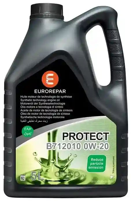 Масло моторное EUROREPAR PROTECT B712010 0W-20 5л 1690618980