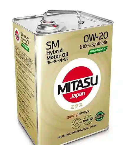 Масло моторное MITASU MOLY-TRIMER HYBRID 0W-20 6л MJ-M02-6
