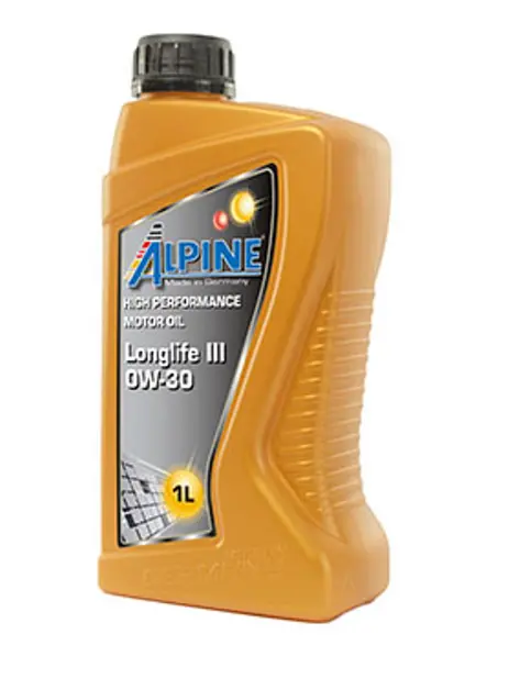 Масло моторное ALPINE OIL LONGLIFE III 0W-30 1л 0121751