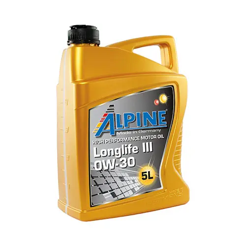 Масло моторное ALPINE OIL LONGLIFE III 0W-30 5л 0121752