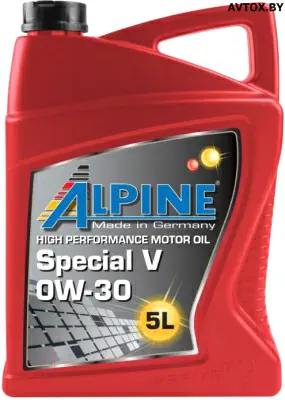 Масло моторное ALPINE OIL SPECIAL V 0W-30 5л 0101642