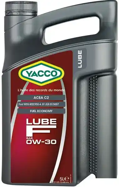 Масло моторное YACCO LUBE F 0W-30 5л YACCO 0W30 LUBE F/5