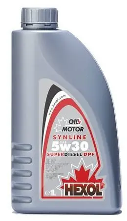 Масло моторное HEXOL SYNLINE SUPERDIESEL DPF 5W-30 1л HEXOL 5W30 SYNLINE SUPERDIESEL DPF/1