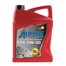 Масло моторное ALPINE OIL PSA 5W-30 5л 0101382
