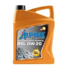 Масло моторное ALPINE OIL RSL 0W-20 5л 0121672