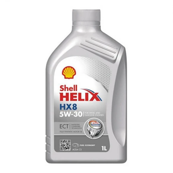 Масло моторное SHELL HELIX HX8 ECT 5W-30 1л SHELL 5W30 HELIX HX8 ECT C3/1