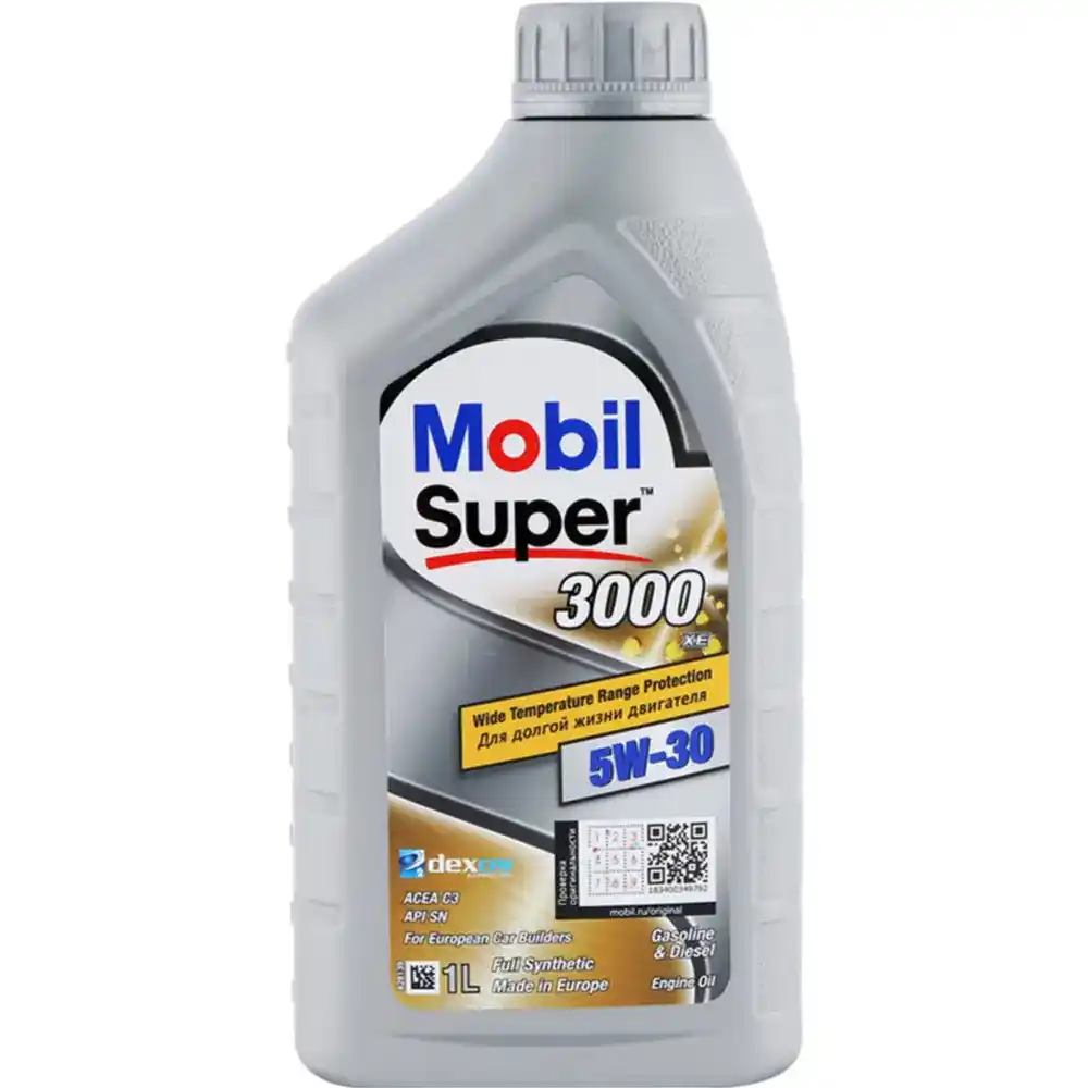 Масло моторное MOBIL SUPER 3000 XE 5W-30 1л 150943