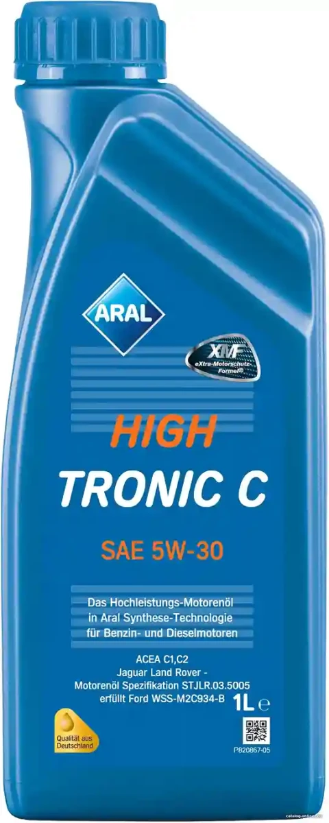 Масло моторное ARAL HIGHTRONIC C 5W-30 1л 157B9E