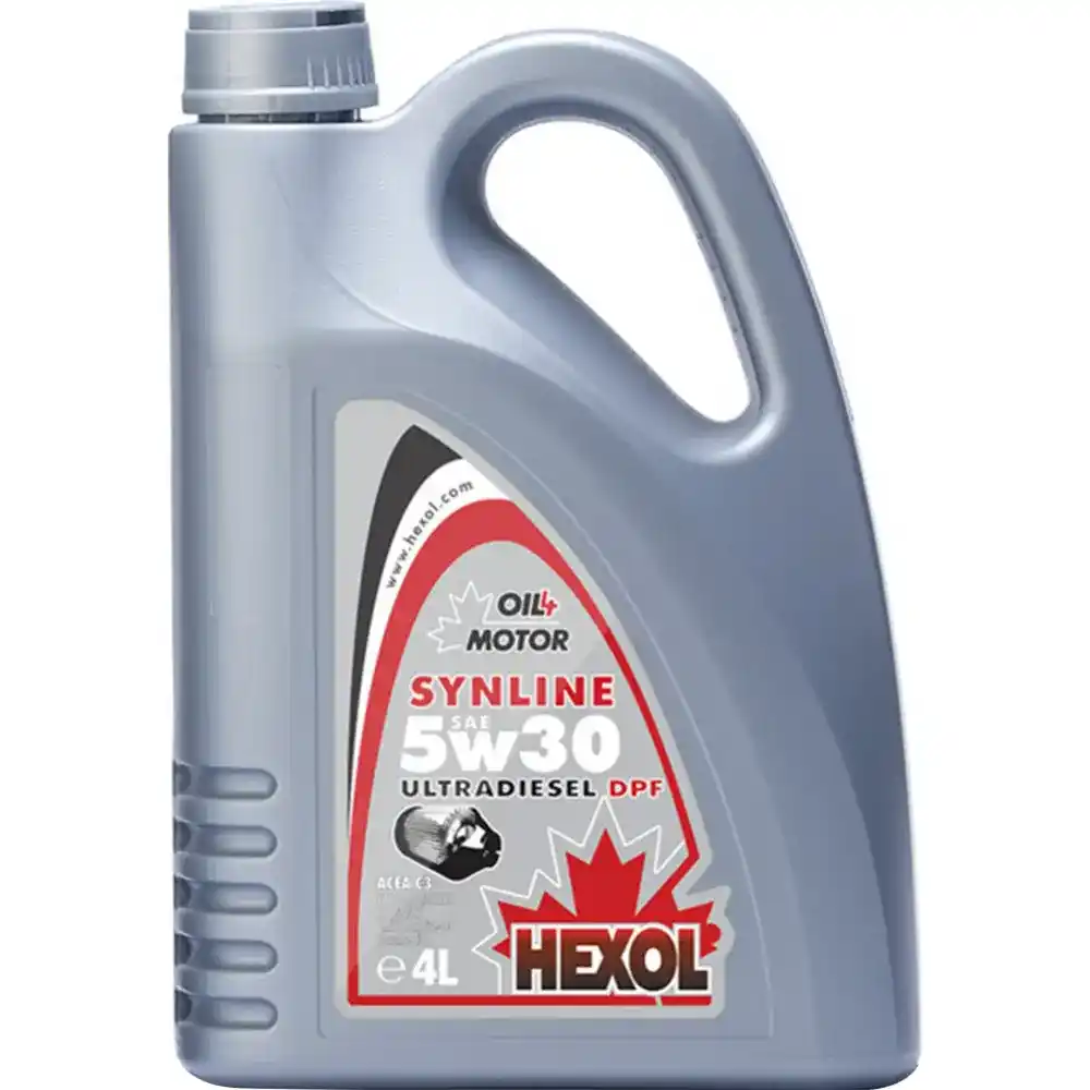 Масло моторное HEXOL SYNLINE ULTRADIESEL DPF 5W-30 4л HEXOL 5W30 SYNLINE ULTRADIESEL DPF/4