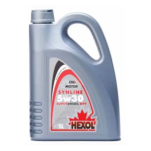 Масло моторное HEXOL SYNLINE SUPERDIESEL DPF 5W-30 5л HEXOL 5W30 SYNLINE SUPERDIESEL DPF/5