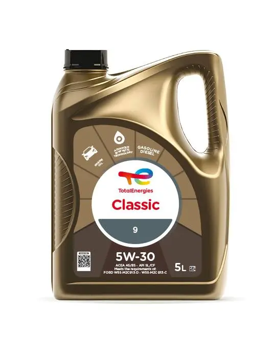 Масло моторное TOTAL CLASSIC 9 5W-30 5л 213839
