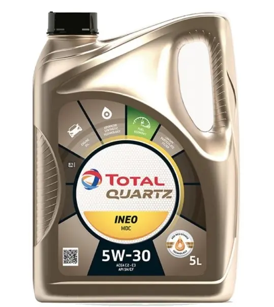 Масло моторное TOTAL QUARTZ INEO MDC 5W-30 5л TOTAL 5W30 QUARTZ INEO MDC/5