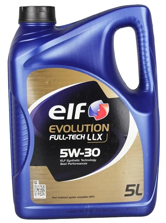 Масло моторное ELF EVOLUTION FULL-TECH LLX 5W-30 5л 213920