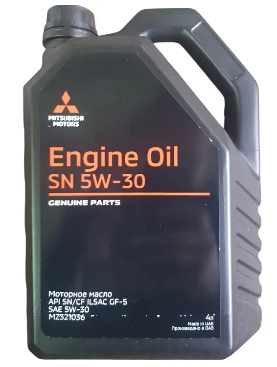 Масло моторное MITSUBISHI 5W-30 4л MZ321036