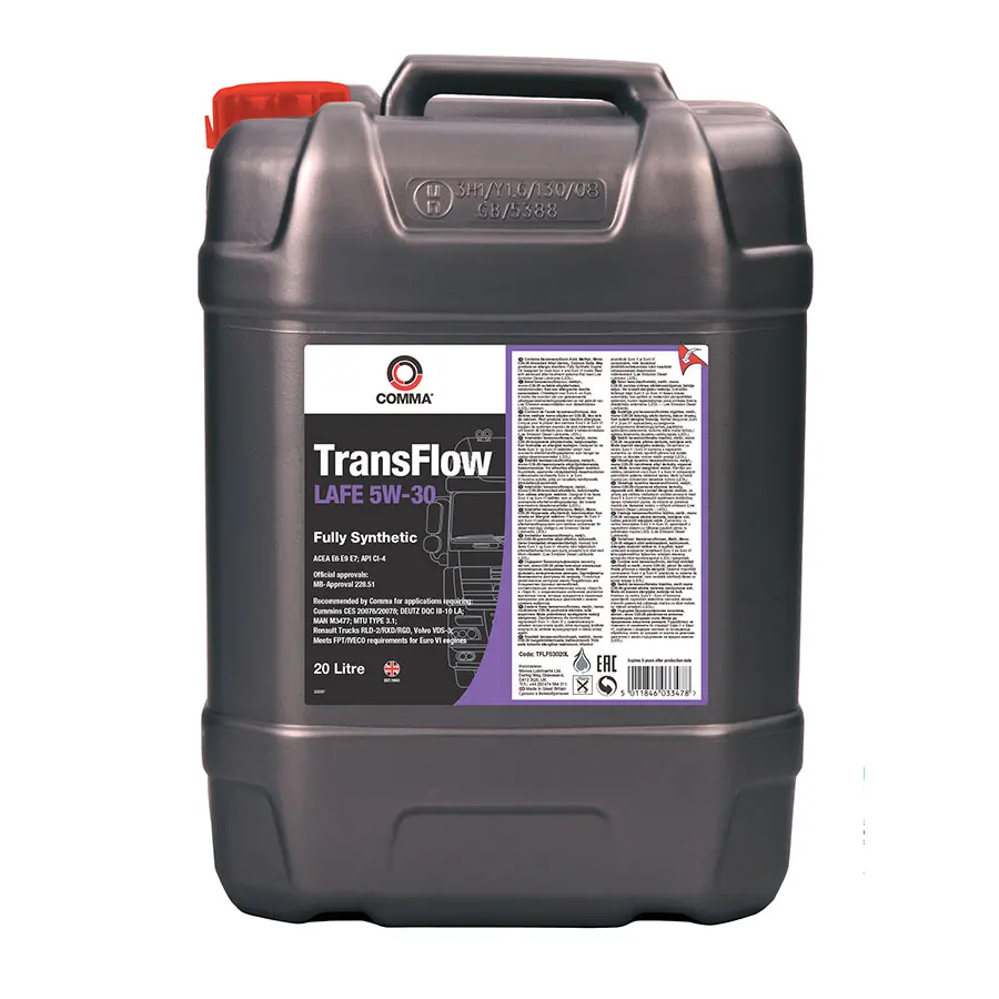 Масло моторное COMMA TRANSFLOW LAFE 5W-30 20л TFLF53020L