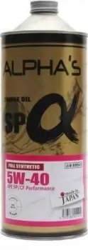 Масло моторное ALPHA’S SP ALPHA 5W-40 1л 809541