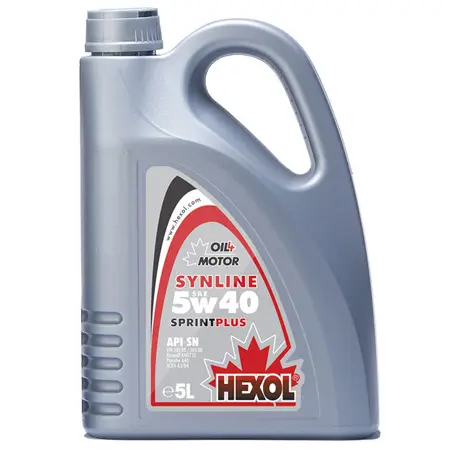 Масло моторное HEXOL SYNLINE SPRINTPLUS 5W-40 5л HEXOL 5W40 SYNLINE SPRINTPLUS/5