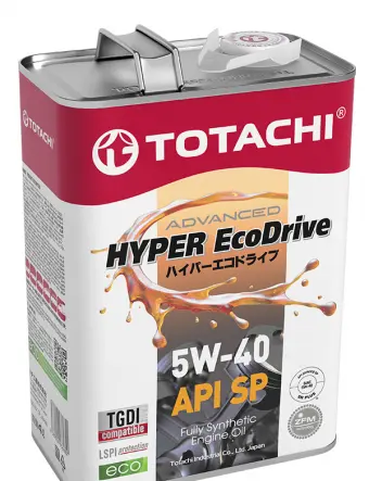 Масло моторное TOTACHI HYPER ECODRIVE 5W-40 4л E1504