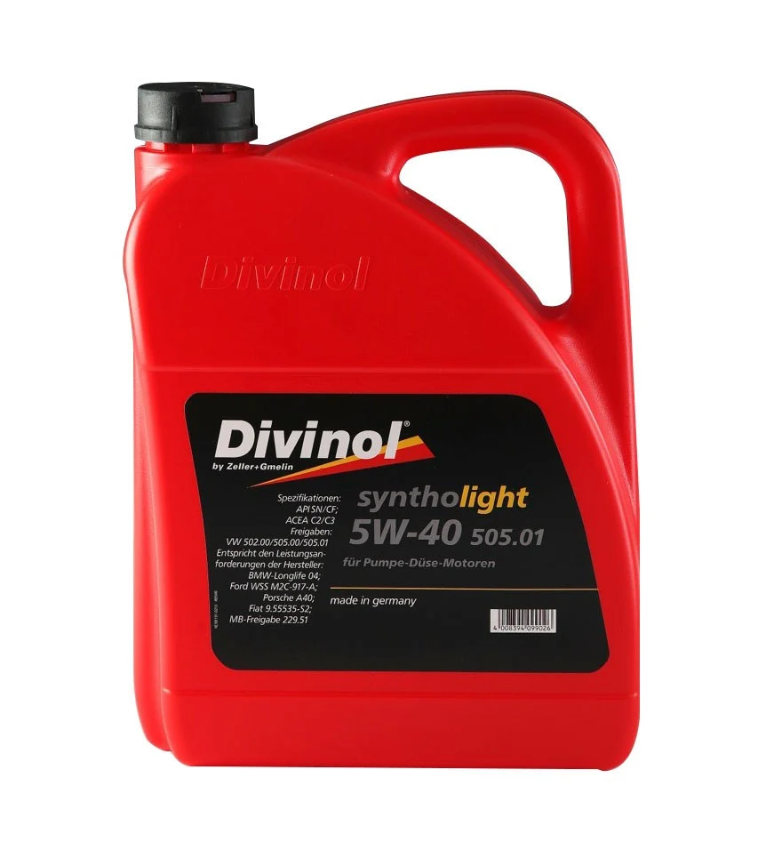 Масло моторное DIVINOL SYNTHOLIGHT 5W-40 4л 49540-K004