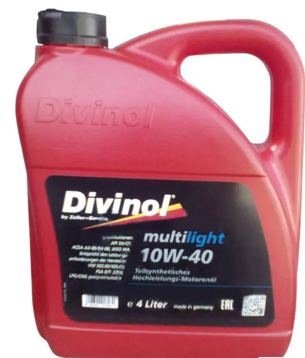 Масло моторное DIVINOL MULTILIGHT 10W-40 4л 49610-K004