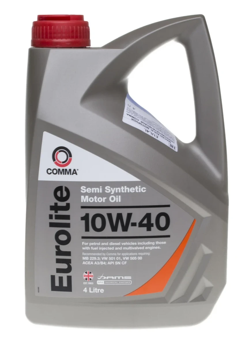 Масло моторное COMMA EUROLITE 10W-40 4л EUL4L