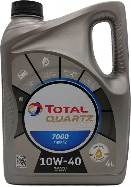 Масло моторное TOTAL QUARTZ 7000 EGY 10W-40 4л 214113