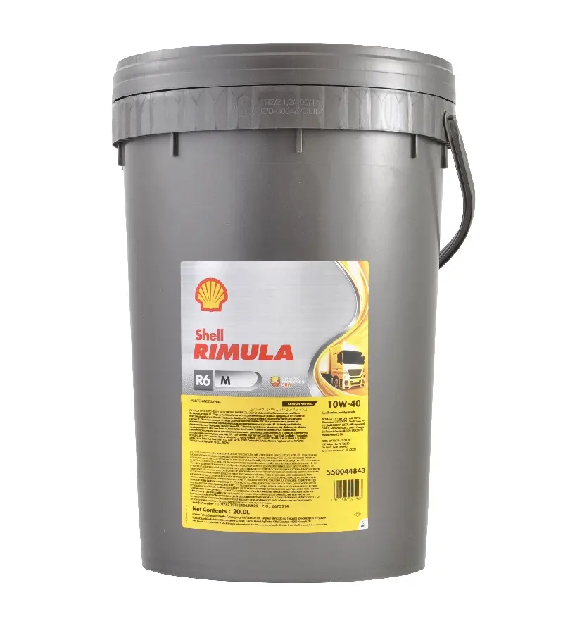 Масло моторное SHELL RIMULA R6M 10W-40 20л SHELL 10W40 RIMULA R6M/20