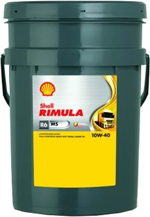 Масло моторное SHELL RIMULA R6MS 10W-40 20л SHELL 10W40 RIMULA R6MS/20