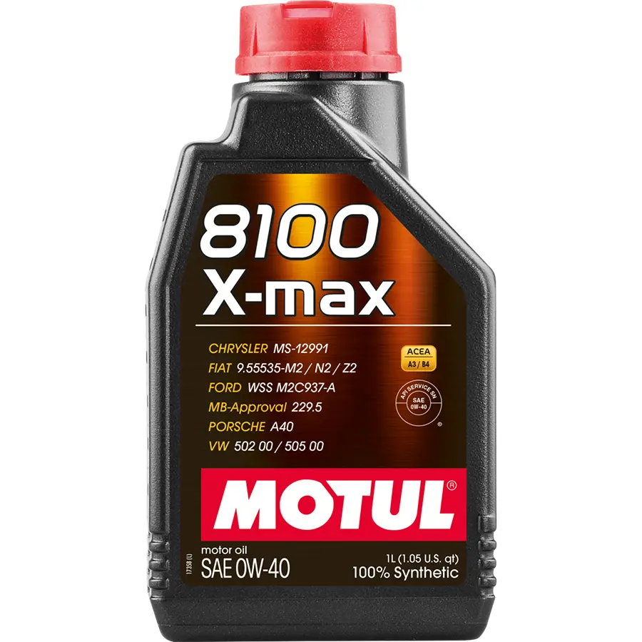 Масло моторное MOTUL 8100 X-MAX 0W-40 1л 112707