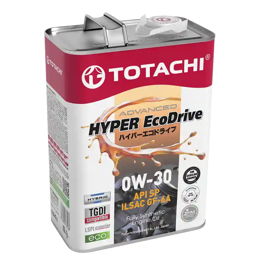 Масло моторное TOTACHI HYPER ECODRIVE 0W-30 4л E0204