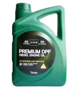 Масло моторное HYUNDAI/KIA/MOBIS CLASSIC GOLD DIESEL 10W-30 6л 05200-00610