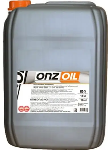 Масло моторное ONZOIL М10-Г2К 18л ONZOIL М10-Г2К 18L