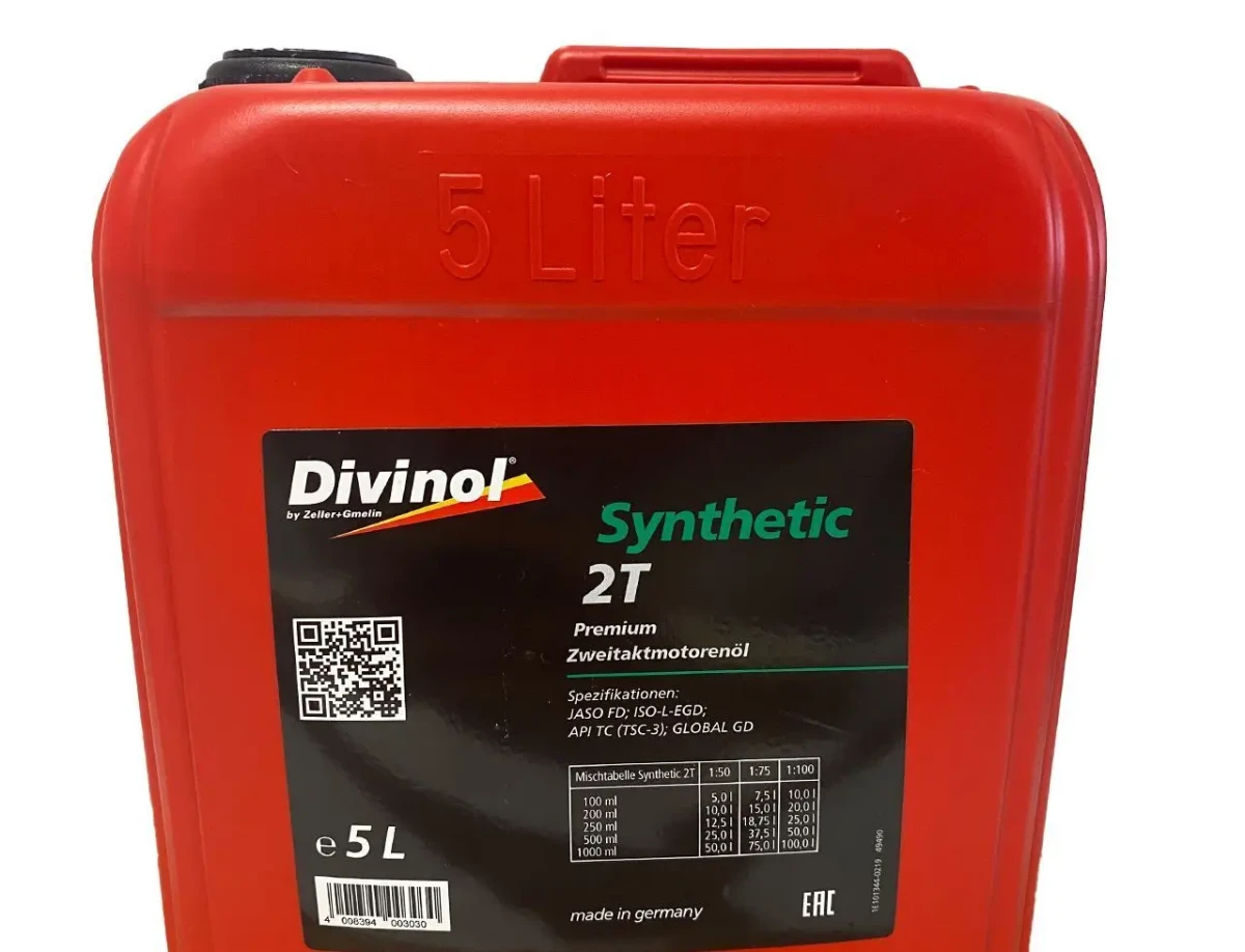 Масло моторное DIVINOL SYNTHETIC 2T 5л 49490-K013