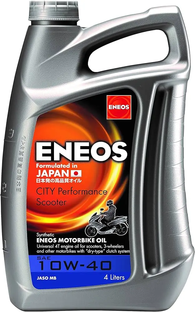Масло моторное ENEOS CITY PERFORMANCE SCOOTER 10W-40 4л EU0158301N