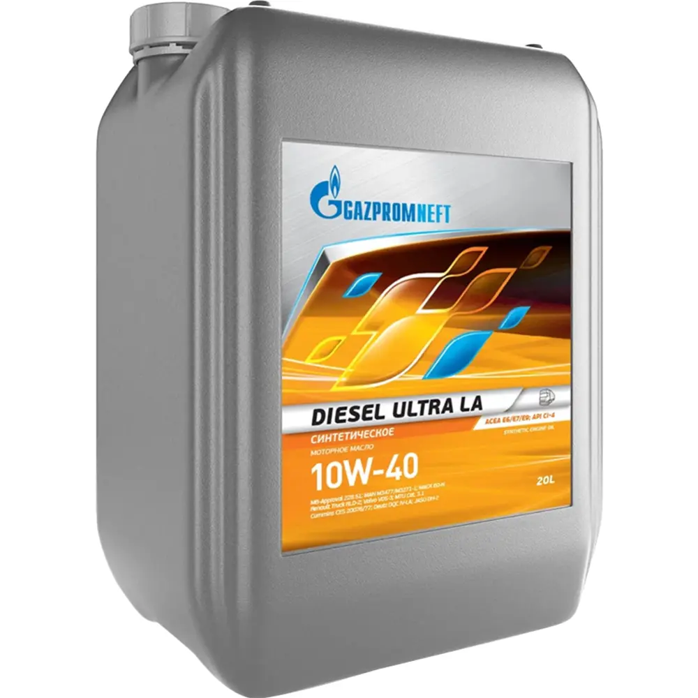 Масло моторное GAZPROMNEFT DIESEL ULTRA LA 10W-40 20л 253130061