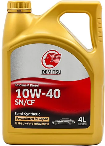 Масло моторное IDEMITSU 10W-40 4л 30015045746000000