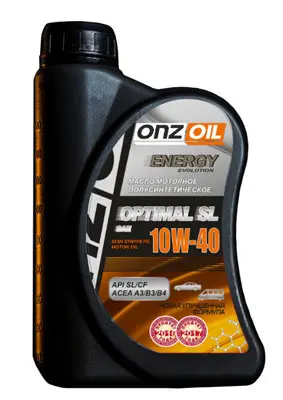 Масло моторное ONZOIL 10W-40 0.9л ONZOIL SAE 10W40 OPTIMAL SL 0,9L